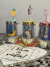Vasos animados con sorbete y accesorios