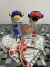 Vaso oso con sorbete, Correa y stickers en internet
