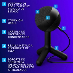 MICROFONO LOGITECH YETI ORB - TOROSIAN