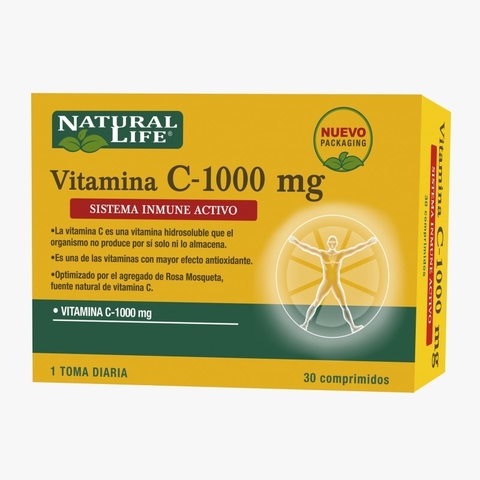 VITAMINA C 1000mg C/ROSE HIPS