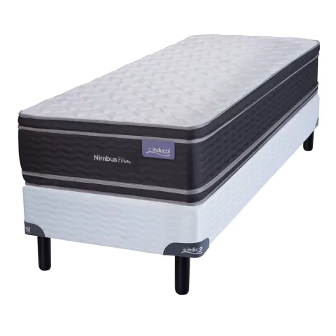 Conjunto Colchón Inducol Nimbus Firm y Sommier Inducol 80x190x25