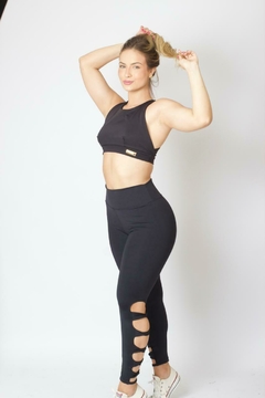CONJ. COM LEGGING AMÁLIA -PRETO - comprar online