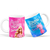 Caneca Barbie Parecendo A Peppa Pig