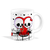Caneca Caveirinhas Namorados - Juntos Eternamente - Casinha dos Presentes