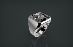 Anel de Prata - Signet Ring - comprar online