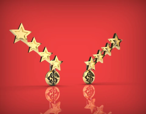 Brinco "Estrelas das Conquistas" Banhado a Ouro