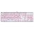 Teclado Mecânico Gamer Redragon Mitra K551W, LED, Switch Redragon MK2 Red, ABNT2, Branco - K551W (RED)