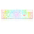 Teclado Mecânico Redragon Mitra Lunar White, RGB, Branco, Switch Brown, ABNT2, K551W-RGB BROWN