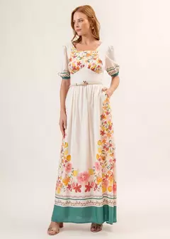 82762 -Vestido Longo CNT Meu Pé de Laranja Lima - Antix Afeto