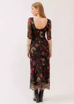 82805 -Vestido Super Midi Vorazes I - Antix Minha História - Sobella Boutique