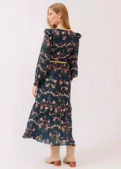 82896 - Vestido Super Midi Mg Longa CNT Refugio Das Flores - comprar online