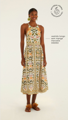 342053 - Vestido Longo Marcelle - Farm
