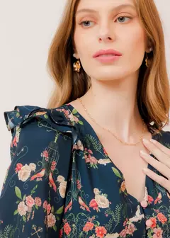 82896 - Vestido Super Midi Mg Longa CNT Refugio Das Flores na internet