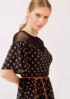 82920 - Vestido c/ Cordão Super Midi Doce Equilíbrio - Antix Minha História - Sobella Boutique