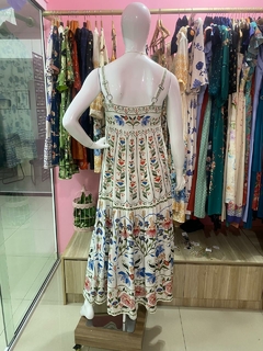 345244 - Vestido Longo Jardim Beleza - Farm - comprar online
