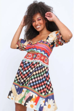 Vestido Curto Supercolorida
