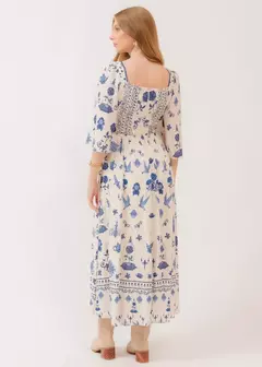 82911 - Vestido Super Midi Bela Rosa - Antix Minha História - comprar online