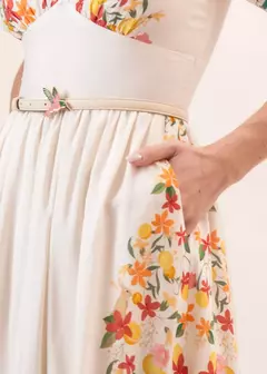 82762 -Vestido Longo CNT Meu Pé de Laranja Lima - Antix Afeto - Sobella Boutique