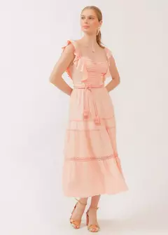 82789 - Vestido Midi Cordão Guarani - Antix Minha História - comprar online