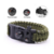PULSERA PARACORD MULTIUSO BRUJULA TERMOMETRO SILBATO PEDERNAL - tienda online