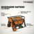 GENERADOR NAFTERO 220V-50HZ MOTOR 4T 6.5HP LUQSTOFF - comprar online