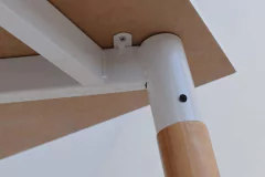 Combo Mesa Eames 1.20 X 0.80 - Silla Retro Milan X4 - Fabrica Muebles Castelar