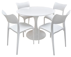 Combo Comedor 4 Sillas Verona + Mesa Tulip Redonda 1 mt en internet