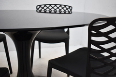 Combo Comedor 4 Silla Calegari + Mesa Ovalada 1.50 x 1 mt