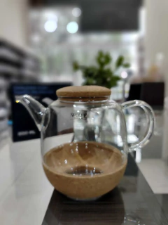 Chaleira de Vidro com Rolha