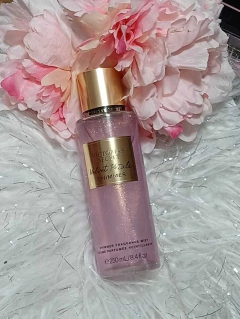 Splash Body Mist VS Bare Vanilla Shimmer, Aqua kiss Shimmer y Temptation Shimmer