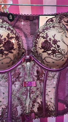 VERY SEXY EMBROIDERED Conjunto de corset + thong (less) en internet