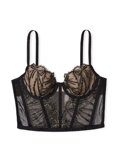 DREAM ANGEL BOW EMBROIDERED SET - Conjunto de corset + thong (less) en internet