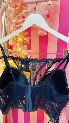 DREAM ANGEL BOW EMBROIDERED SET - Conjunto de corset + thong (less) - comprar online