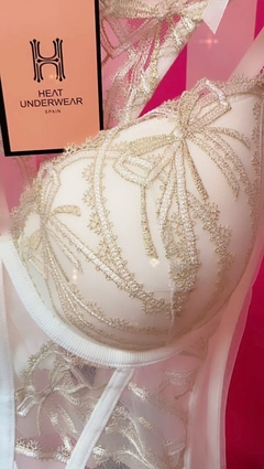 Imagen de DREAM ANGEL BOW EMBROIDERED SET - Conjunto de corset + thong (less)