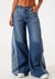 JEAN WIDE LEG PARCHE - tienda online