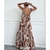 VESTIDO LARGO CON VOLADOS - tienda online