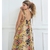 VESTIDO LARGO CON VOLADOS - Cómo Quieras