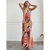 VESTIDO LARGO CON VOLADOS - tienda online