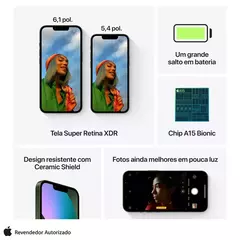 iPhone 13 Apple, Tela de 6,1", 5G e Câmera Dupla de 12 MP na internet