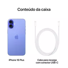 iPhone 16 Plus Apple, Tela de 6,7", 5G e Câmera de 48MP - comprar online
