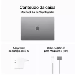Notebook Apple MacBook Air 15" M3 (CPU de 8 núcleos, GPU de 10 núcleos) - comprar online