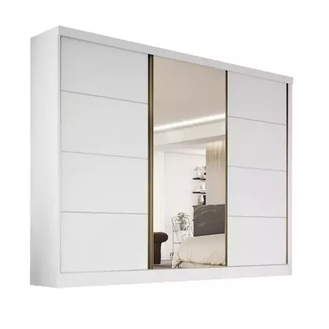 Roupeiro Moscou com Espelho 2,70m - comprar online