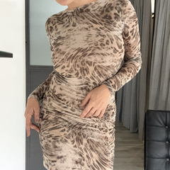 Vestido Grace Beige - tienda online