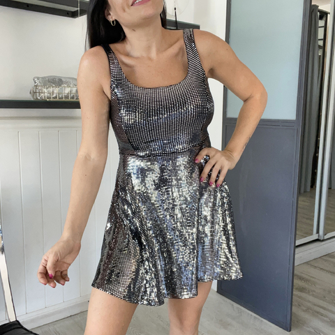 Vestido Esma Plata