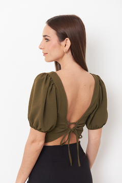 Blusa Marcia Verde Oliva - comprar online