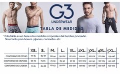 Pack x3 Boxer G3 - 3300 - tienda online