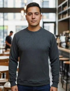 Sweater Hombre Talles Especiales Lisos Mo (30004)