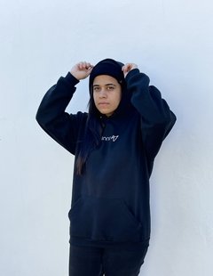 MOLETOM CANGURU NINNE PRETO - comprar online