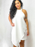 VESTIDO | ASSIMÉTRICO ALFAIATARIA OFFWHITE na internet