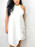 VESTIDO | ASSIMÉTRICO ALFAIATARIA OFFWHITE - loja online